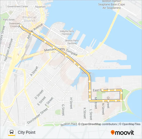 7 Bus Line Map