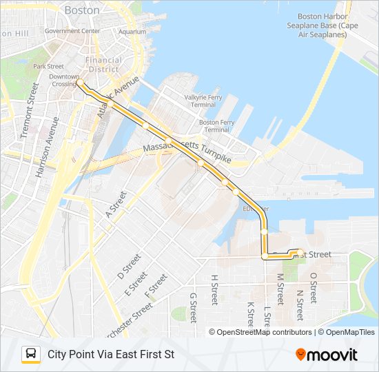 7 Bus Line Map