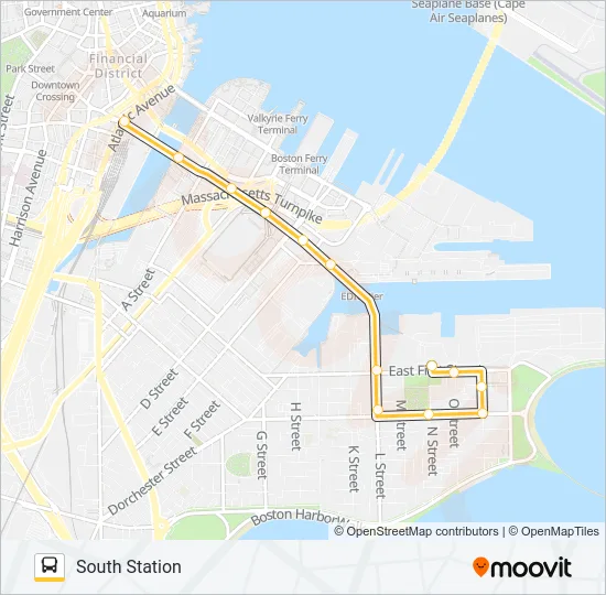 7 Bus Line Map