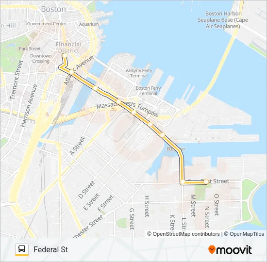 7 Bus Line Map