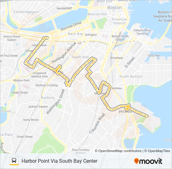 8 bus Line Map