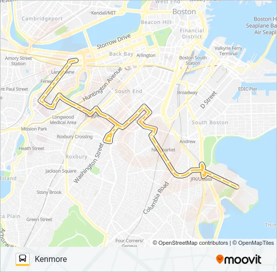 8 Bus Line Map
