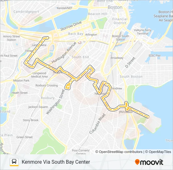 8 Bus Line Map