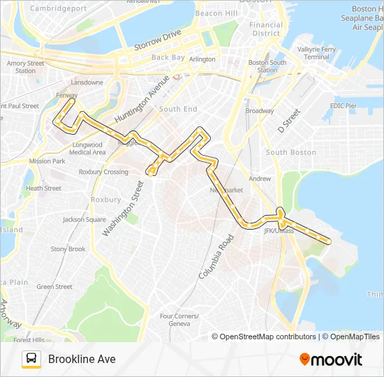 8 Bus Line Map