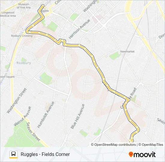 15 Bus Line Map