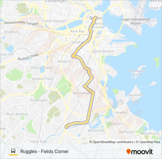 15 Bus Line Map