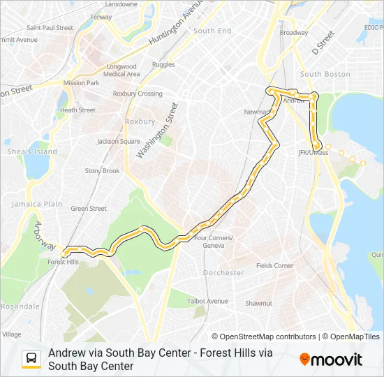 Mapa de 16 de autobús