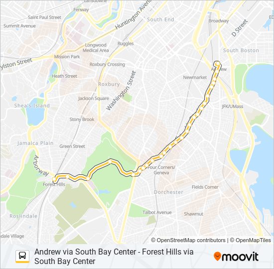 16 bus Line Map