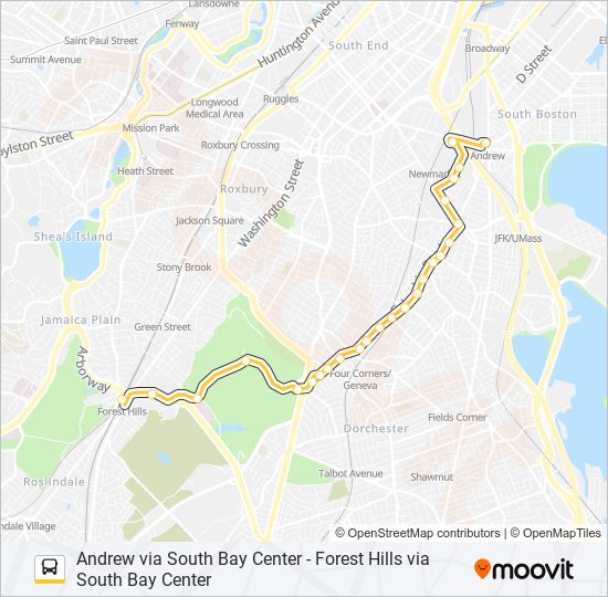 16 Bus Line Map