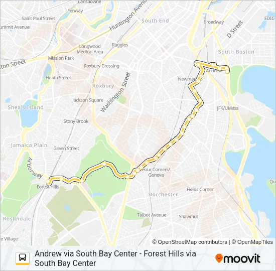 16 Bus Line Map