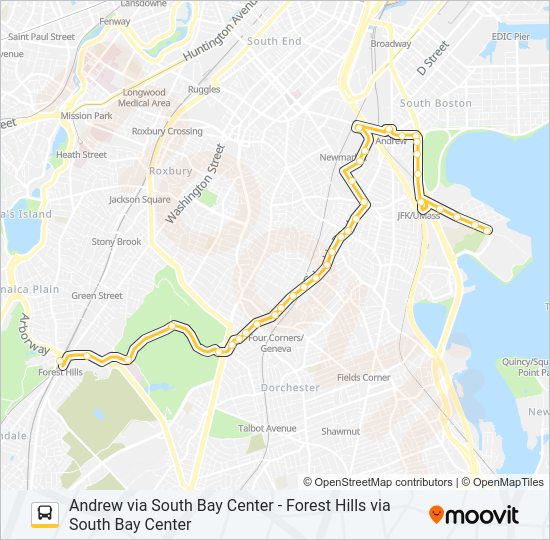 16 Bus Line Map