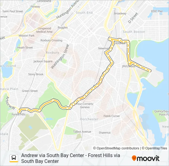 16 Bus Line Map