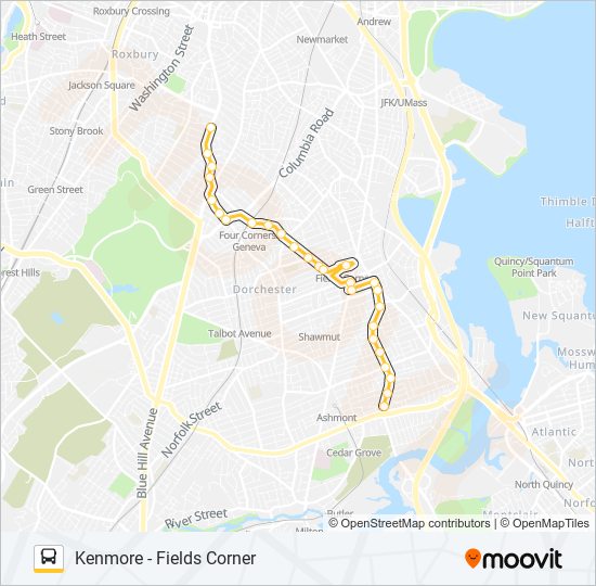 19 Bus Line Map