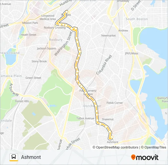 23 Bus Line Map