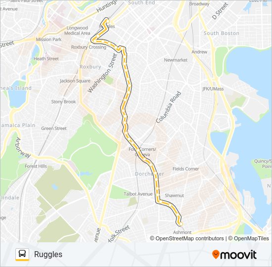 23 Bus Line Map