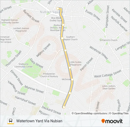 23 Bus Line Map