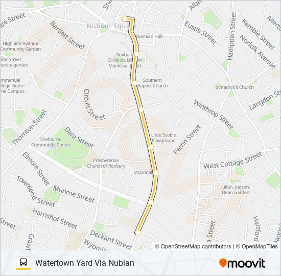 23 bus Line Map