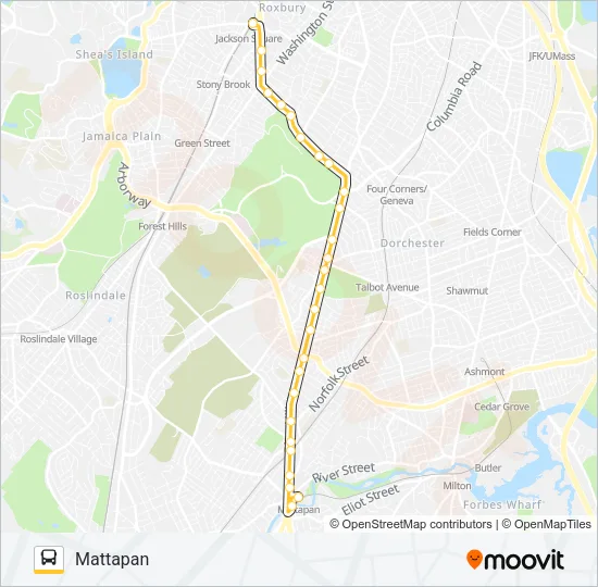29 Bus Line Map