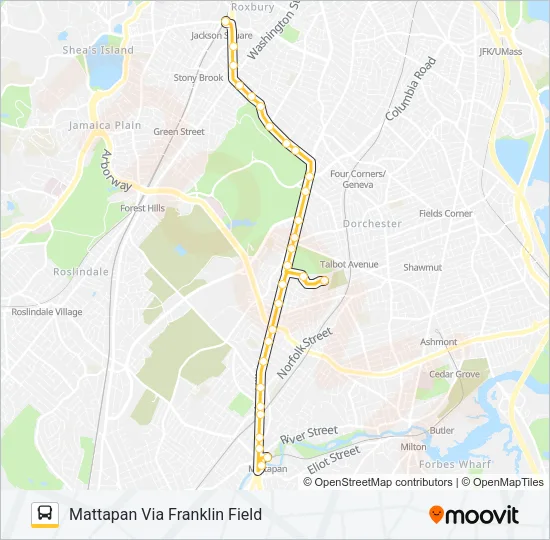 29 Bus Line Map