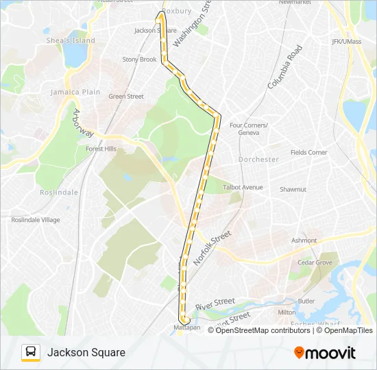 29 Bus Line Map