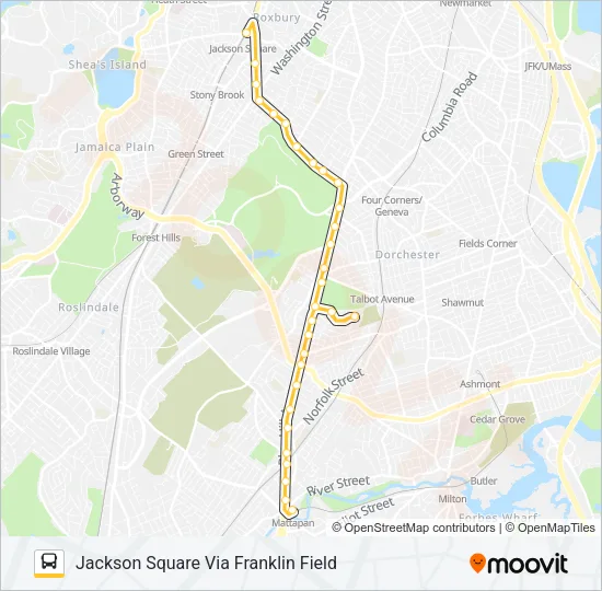 29 Bus Line Map