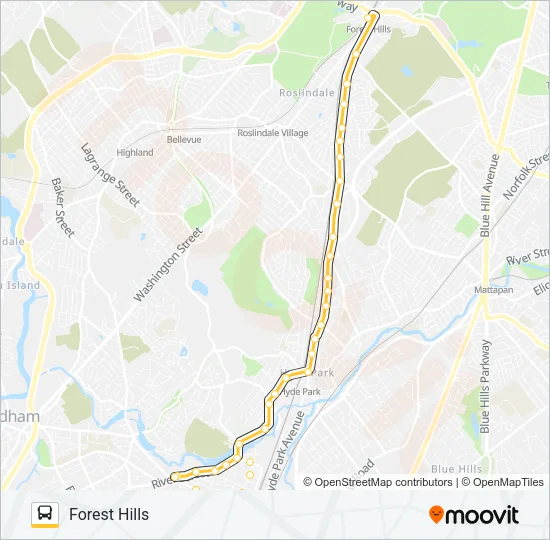 33 Bus Line Map