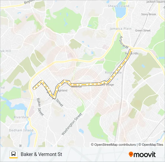 37 Bus Line Map