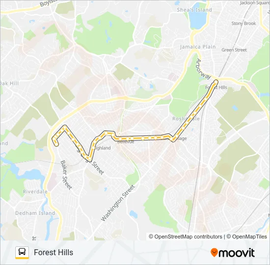 37 Bus Line Map
