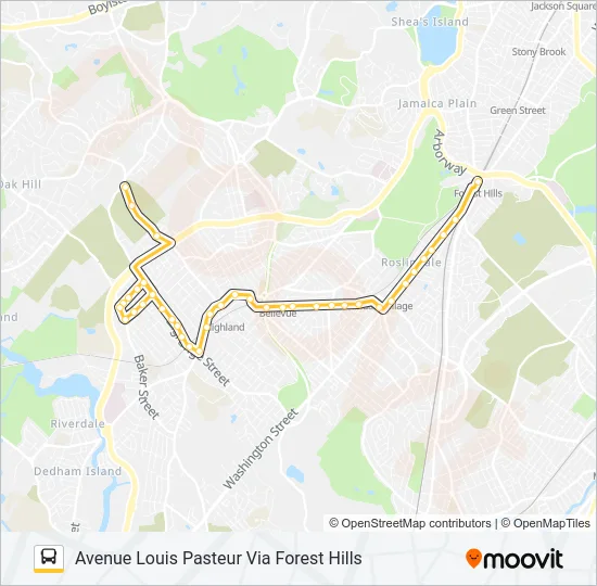 37 Bus Line Map