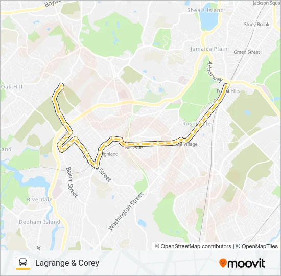37 Bus Line Map