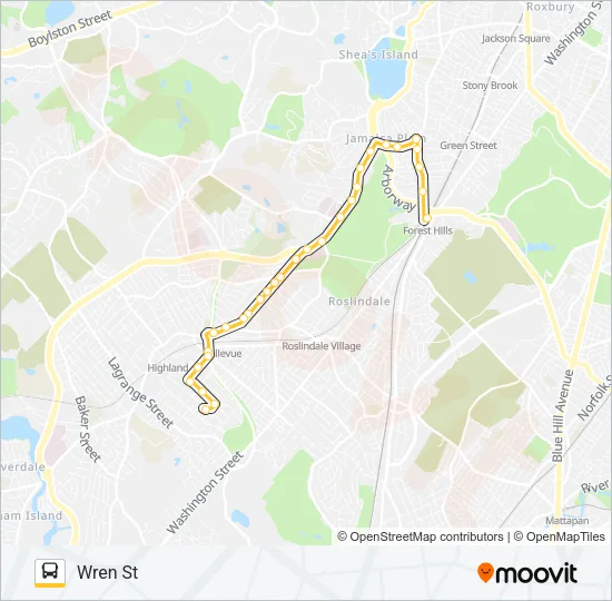 38 Bus Line Map