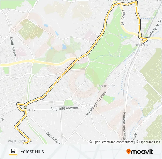 38 Bus Line Map