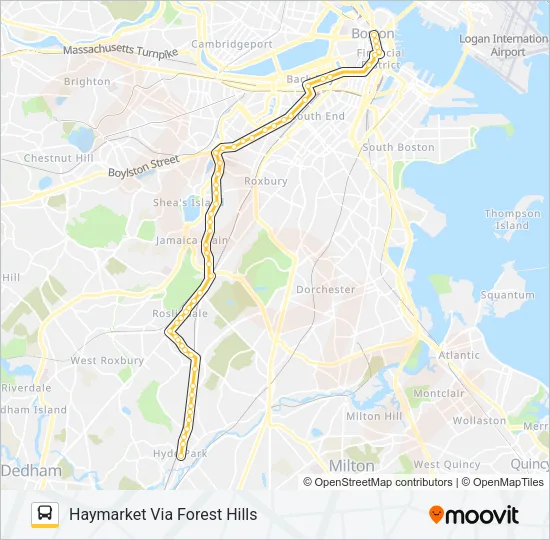 39 Bus Line Map