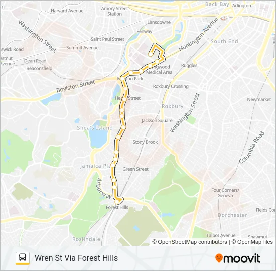 39 Bus Line Map