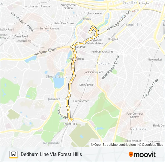 39 Bus Line Map