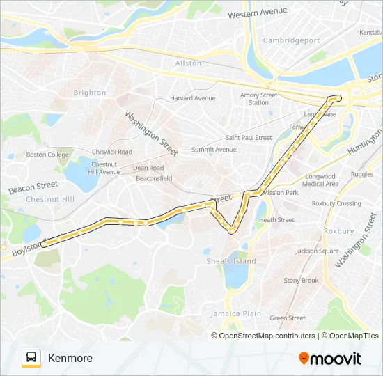 60 Bus Line Map