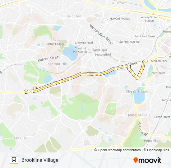60 Bus Line Map