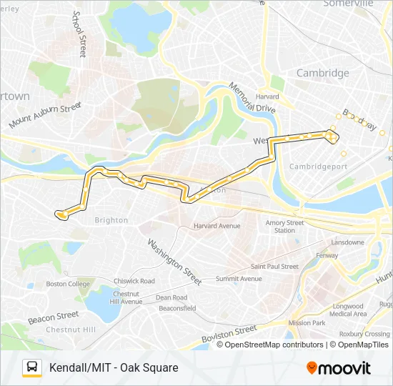 64 Bus Line Map