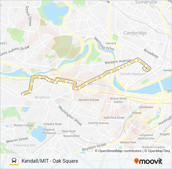 64 Bus Line Map