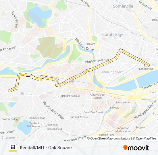 64 Bus Line Map