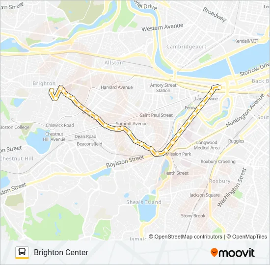 65 Bus Line Map