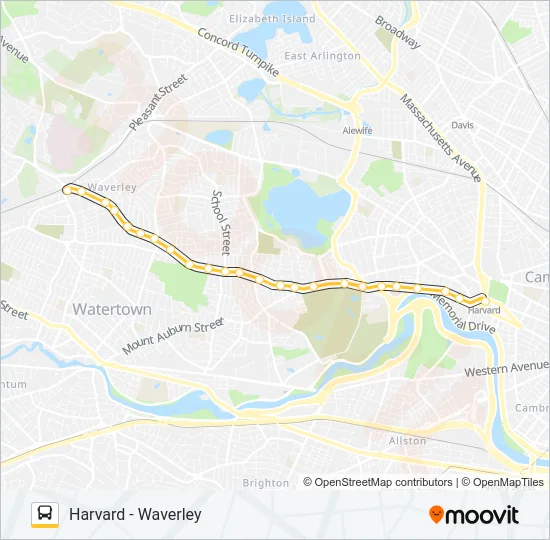 73 Bus Line Map