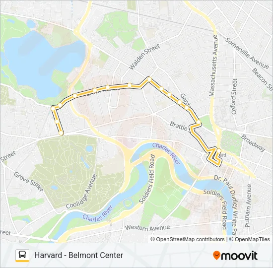 75 Bus Line Map