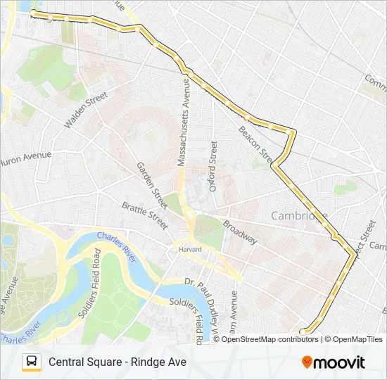 83 Bus Line Map