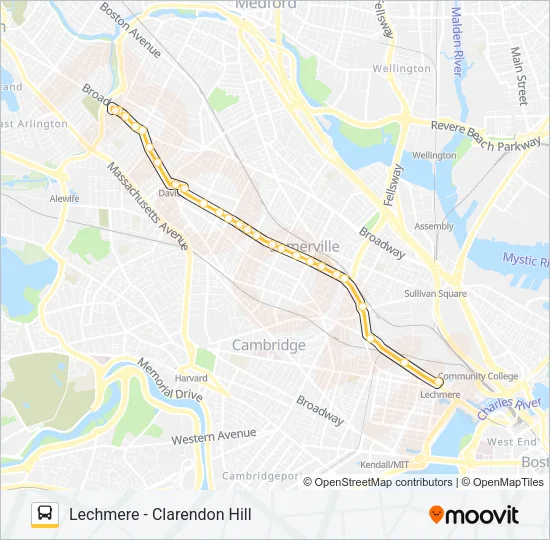 88 Bus Line Map