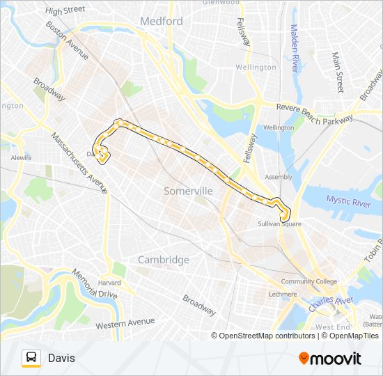 89 Bus Line Map