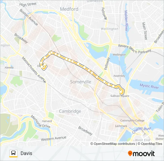 89 Bus Line Map