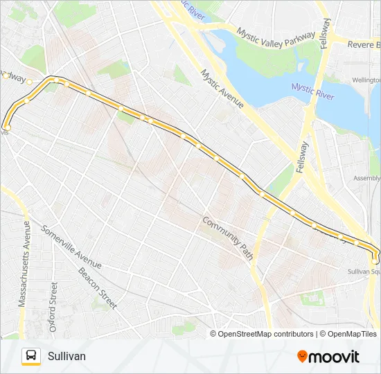 89 Bus Line Map