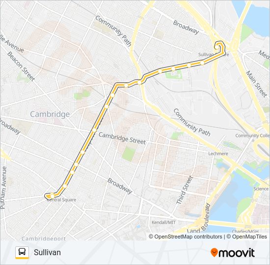 91 bus Line Map