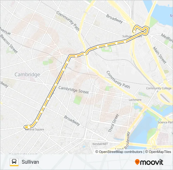 91 Bus Line Map
